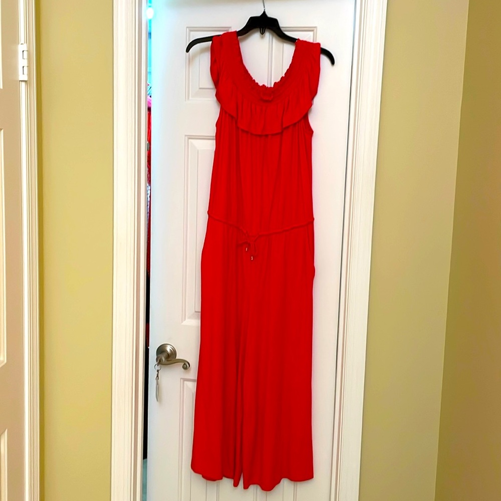 Lauren Ralph Lauren Red Jumpsuit